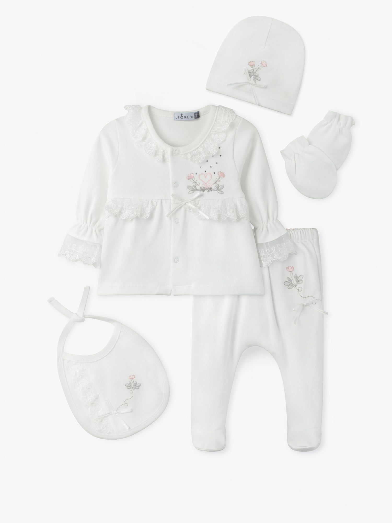 Delicate Lace Floral set