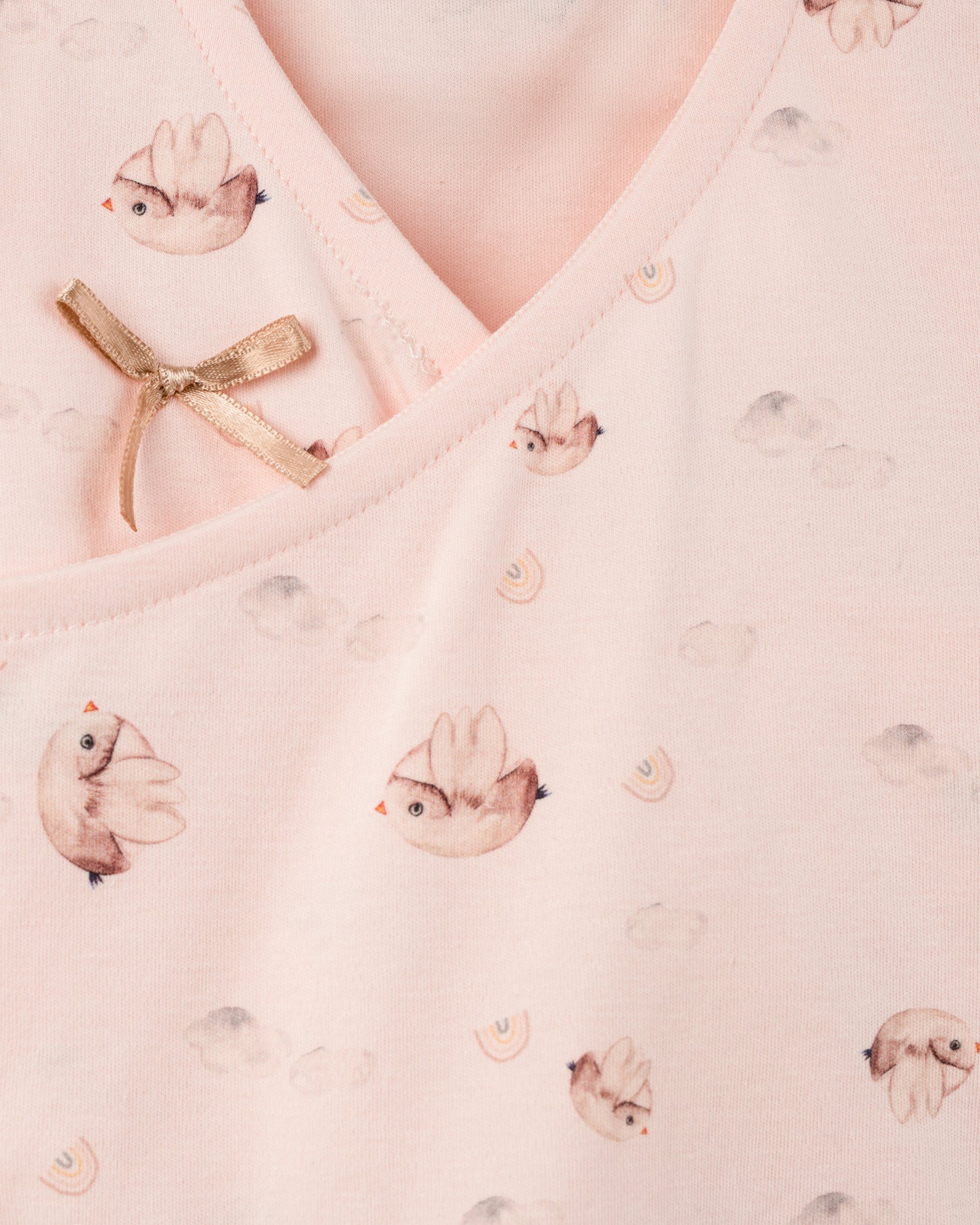 Floating birdies pajama