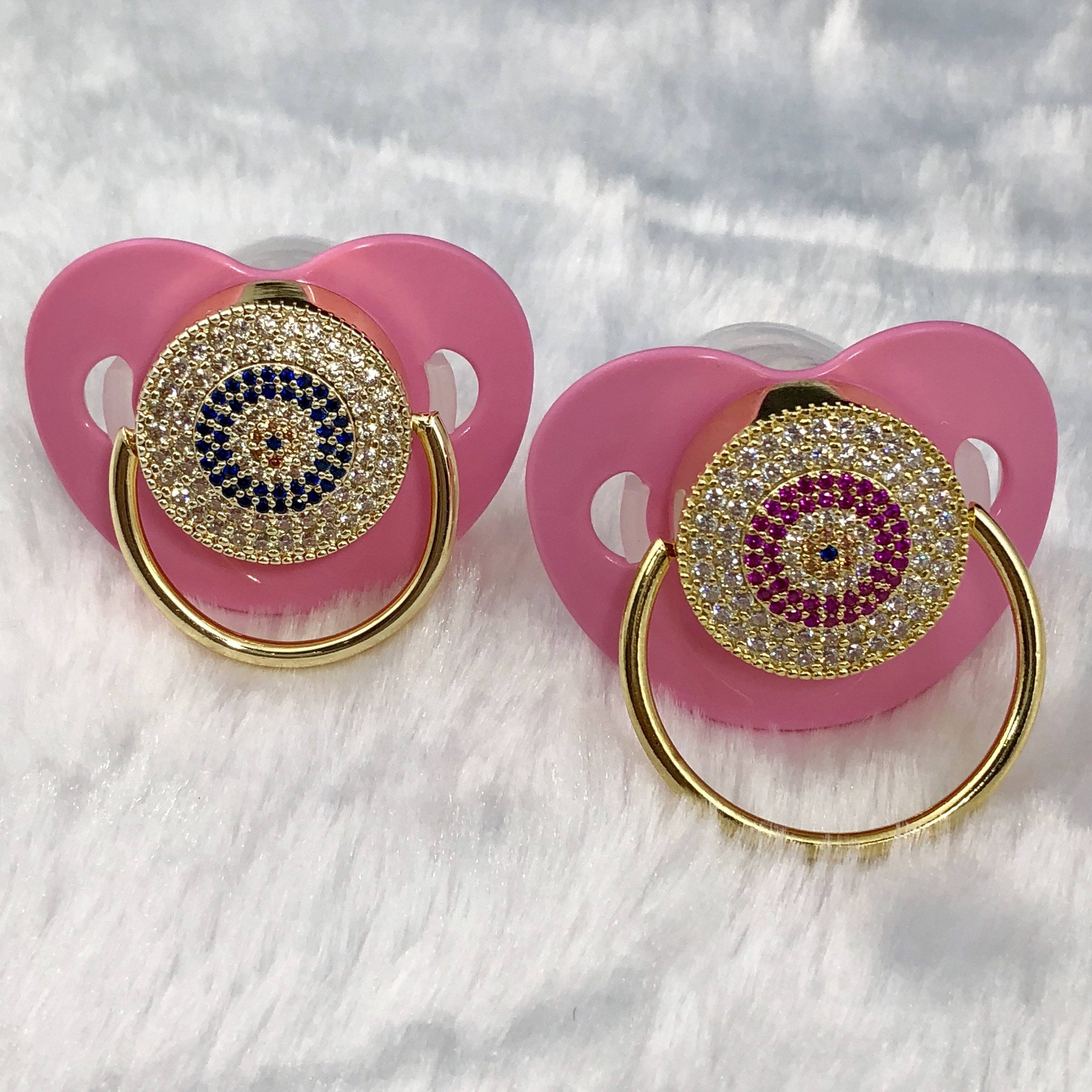 Pacifiers - Round Evil Eye Paci