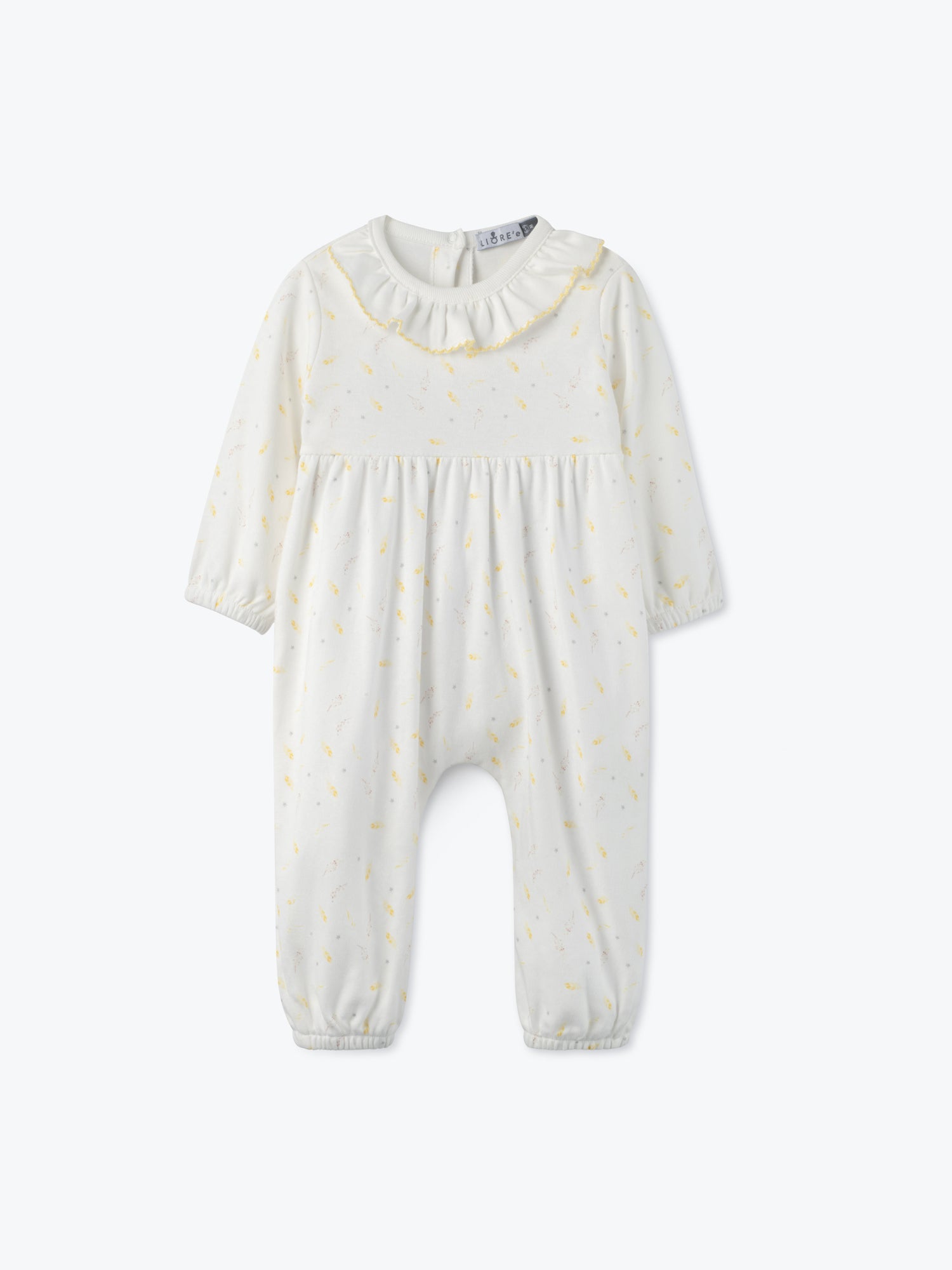 Vintage ruffle onesie pajama