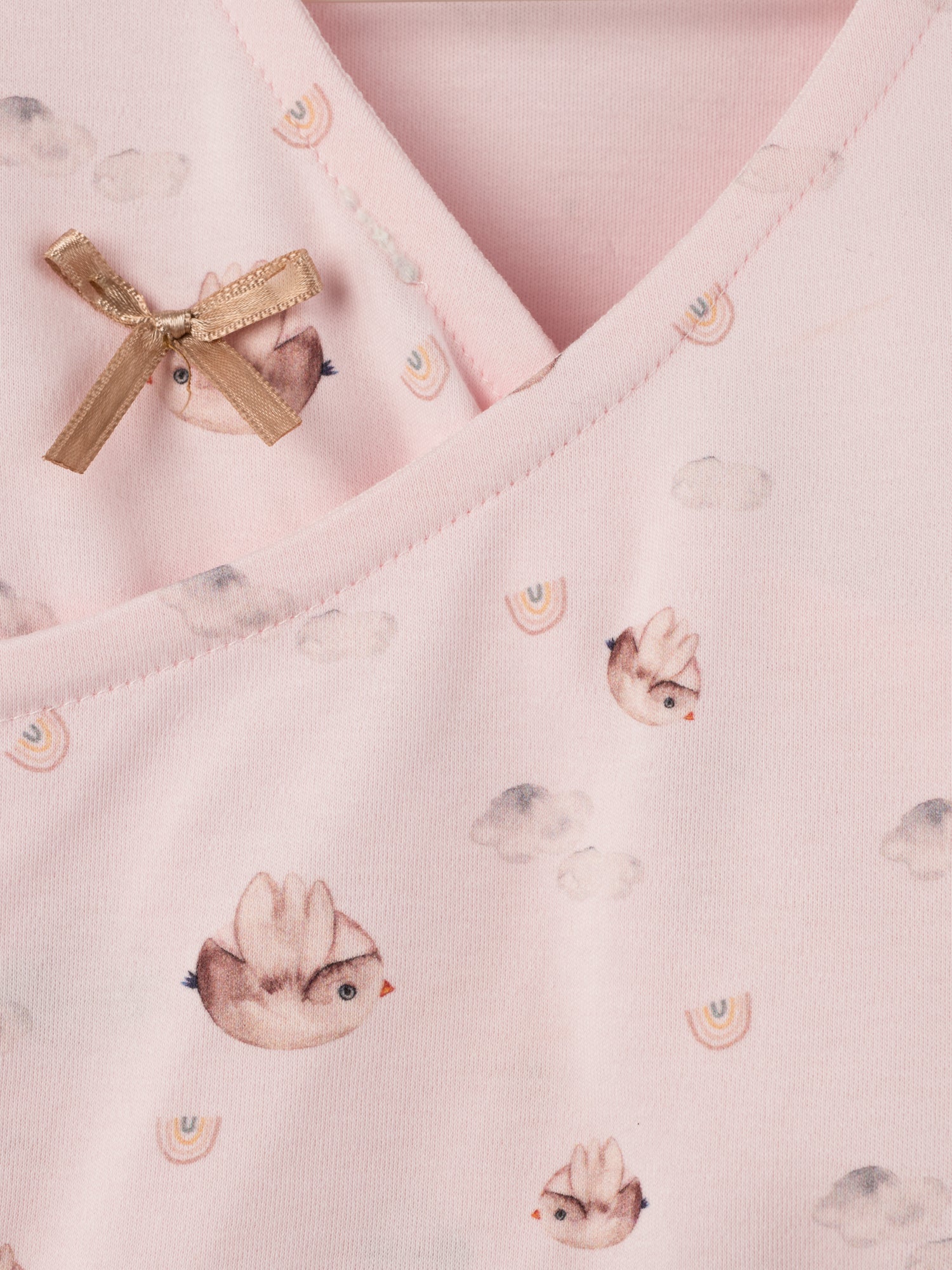 Floating birdies pajama