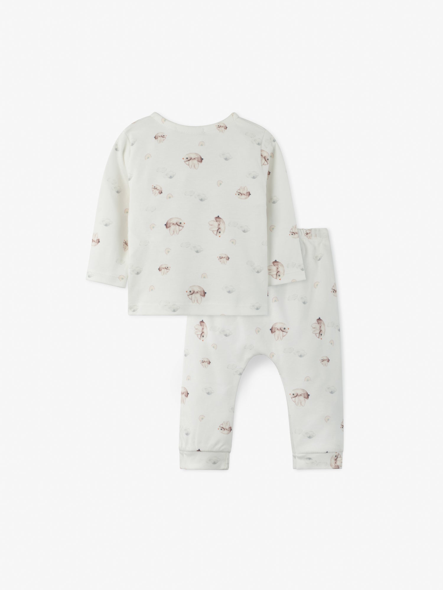 Floating birdies pajama