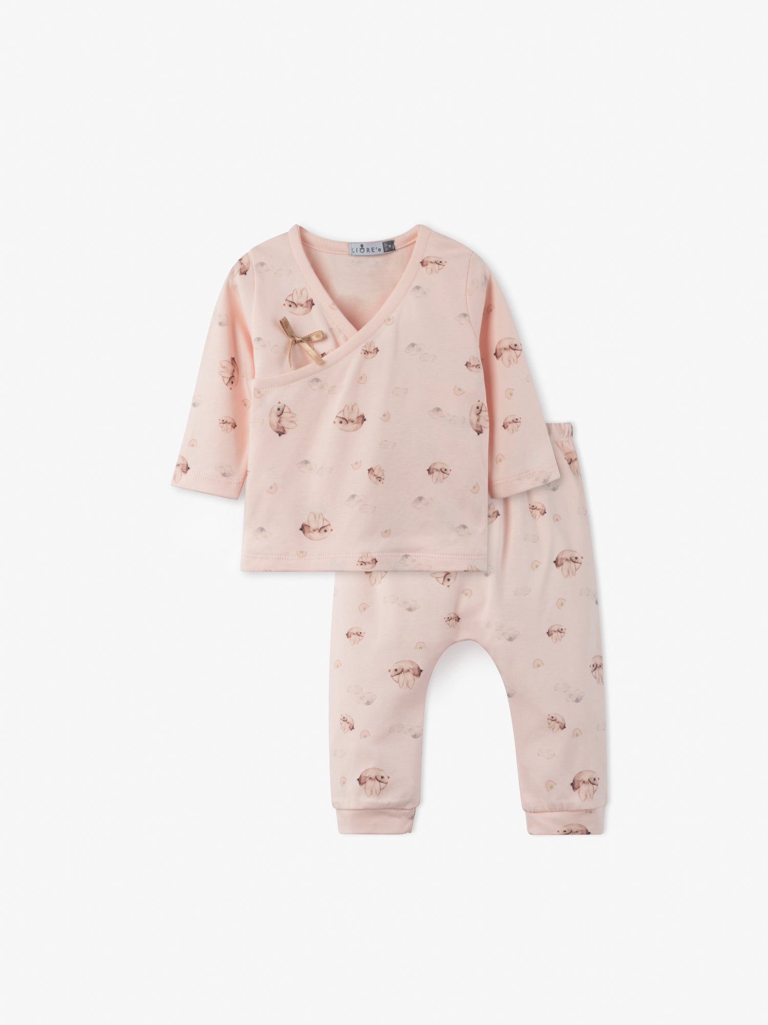 Floating birdies pajama